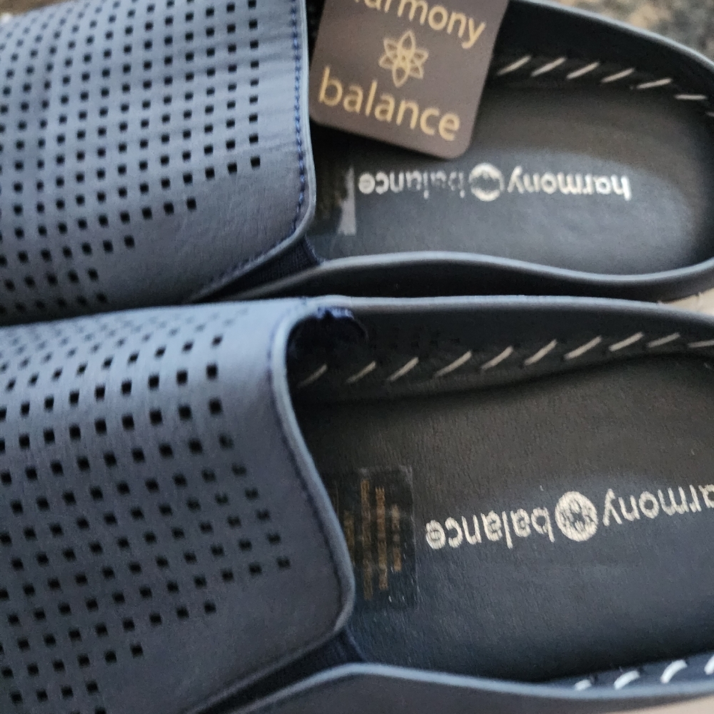 Harmony Balance Dark Blue Mule - Picture 2 of 7